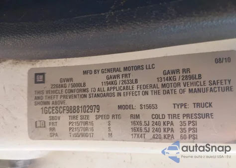 2011 Chevrolet Colorado 1Lt from USA, damaged, VIN 1GCESCF98B8102979